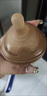 奶爸爸（Nicepapa）翻盖240ML专用婴儿宝宝奶嘴 吸管 宽口径硅胶仿母乳触感断奶奶嘴 十字孔L码10个月+ [带300ml吸管] 实拍图