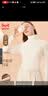 猫人新款女士打底衫女秋冬保暖内衣女外穿半高领打底内衣白XL 实拍图