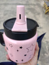 世大家办公杯女士茶水分离保温杯高颜值有把手可爱女生泡茶水杯粉色 实拍图