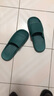 回力静音男士室内户外穿厚底防滑速干洗澡凉拖鞋HL3A23深绿40-41码 实拍图