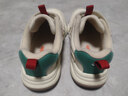 基诺浦 冬季男女儿童软底舒适学步鞋 1-5岁潮流百搭宝宝机能鞋GY1662 象牙白/烟雾棕/学院绿 27.5 175mm 适合脚长176-180mm 实拍图