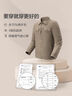 红豆（Hodo）【70%羊毛】羊毛毛呢夹克男24秋新品翻领工装夹棉夹克 实拍图