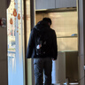 KANGOL官方双肩包中号女大学生简约百搭运动背包防水大容量潮牌电脑书包 黑色 实拍图