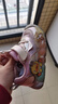 G.DUCKKIDS小黄鸭女童鞋春秋网面透气旋转纽扣女孩公主鞋软底发光亮灯运动鞋 BS-粉色603（双网） 28码 码内长17.5cm 实拍图