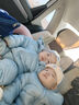 宁悠羽绒棉服婴儿分体新款儿童棉服套装轻薄宝宝男女童内胆裤子二件套 浅蓝色（套装） 90 cm 实拍图
