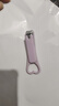简约时尚钥匙扣纯色便携指甲剪舒适实用 指甲剪钥匙扣*1个装 实拍图