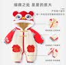 优奇婴儿衣服冬装棉服冬季保暖连体衣满月百天周岁礼服过年喜庆拜年 实拍图