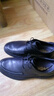 金利来（goldlion）男鞋都市时尚系带皮鞋舒适耐磨休闲皮鞋50623039001A-黑色-40码 实拍图