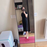 娴柔黑色一字领肩连衣裙女夏季长款修身显瘦短袖开叉女装打底长裙子 一字领366-黑色 M 实拍图