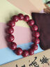 2025蛇年本命年朱砂手串正品男款女士高含量紫金砂单圈转运珠手链 14mm朱砂手串【附鉴定证书】 实拍图