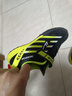 回力童鞋儿童足球鞋2025春季新款男童碎钉软底防滑训练鞋学生运动鞋 黑荧光绿 36码 内长约23.8cm 实拍图