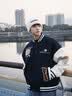 BJHG田嘉瑞同款不计后果美式复古夹克休闲外套男款2026秋新款潮牌上衣 暗红藏青 L 实拍图