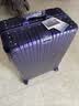 EAZZ【一体全铝镁】全铝镁合金拉杆箱铝框行李箱男女学生密码旅行箱子 【全铝镁合金】宝石蓝色 26英寸 =3-7天移动家 实拍图
