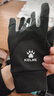 卡尔美（KELME）保暖手套男骑行手套冬季女加绒防风寒电动自行车儿童运动滑雪手套 实拍图