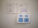 家用正品多功能插座小米同款转换器无线扩展插排usb插头面板大功率分控 全铜：S2【一转二+USB+夜灯】2500W 实拍图
