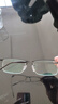 WAN XIN 新款 1.67超薄高清防蓝光镜片男可配度数送商务眼镜框女Z 9917黑银 大脸不夹小脸不掉 配万新1.67MR-7超薄防蓝光镜片 实拍图