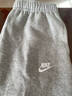 耐克（NIKE）男运动裤冬季加绒束腿针织休闲裤柔软舒适  BV2738-063 灰色 XL 实拍图