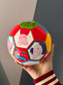 哈哈球儿童玩具球足球幼儿园小学皮球拍拍球户外亲子欧洲杯玩具生日礼物 小猪佩奇2号足球佩奇一家-2613 实拍图
