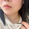 喜缘祥珠宝足金999圆珠光珠光面佛珠黄金项链精品男女款纯金项链520礼物 链长约48cm 金重22.56g 实拍图