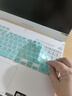 熙露 2025款华硕天选6Pro/5Pro/5/4/3键盘膜天选3/4Plus屏幕保护膜锐龙AI版/Air外壳贴纸 半透绿色键盘膜 华硕天选4（酷睿/锐龙版15.6英寸） 实拍图