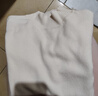 妃奥绒【撤柜精品】半高领绵绒针织衫女加厚打底衫毛衣套头百搭秋冬季 米色 M 实拍图