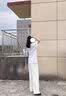 千鹅湖胖妹妹夏季冰丝阔腿裤女2025新款高腰垂感显瘦休闲直筒拖地 乳白色 薄款 【冰丝香蕉裤】有口袋 XL 建议【115-130斤】 实拍图