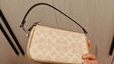 蔻驰（COACH）【情人节礼物】coach女包Nolita腋下包斜挎麻将包送女友节日礼物 CW426SVPWH杏色 实拍图