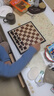 奇点国际象棋磁性黑白棋便携棋盘套装教学训练国际象棋比赛专用西洋棋 实拍图