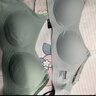 蕉内5系内衣女士收副乳聚拢小胸软支撑无钢圈不易卷边无痕文胸罩夏季 爆竹红 M （70C/75A/75B） 实拍图