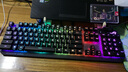 ROG 游侠RX 机械键盘 有线游戏键盘 光学触发机械蓝轴 RGB背光键盘 防水防尘键盘104键 黑色 实拍图
