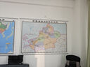 新疆地图 地图挂图 大尺寸1.5米*1.1米 无拼缝 办公室、会议室挂图挂画背景墙面装饰 新疆维吾尔自治区地图 乌鲁木齐 实拍图