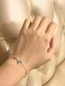 中国黄金 S925银月光鱼尾手链女时尚高级手环饰品生日情人节礼物送女友 【浪漫玫瑰礼盒】*八仓发货/极速送达 实拍图