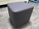 铭冠尚森皮革矮凳家用简约沙发凳卧室化妆椅客厅方凳软包小板凳家用小凳子 单个灰色35*35*35cm 整装 实拍图