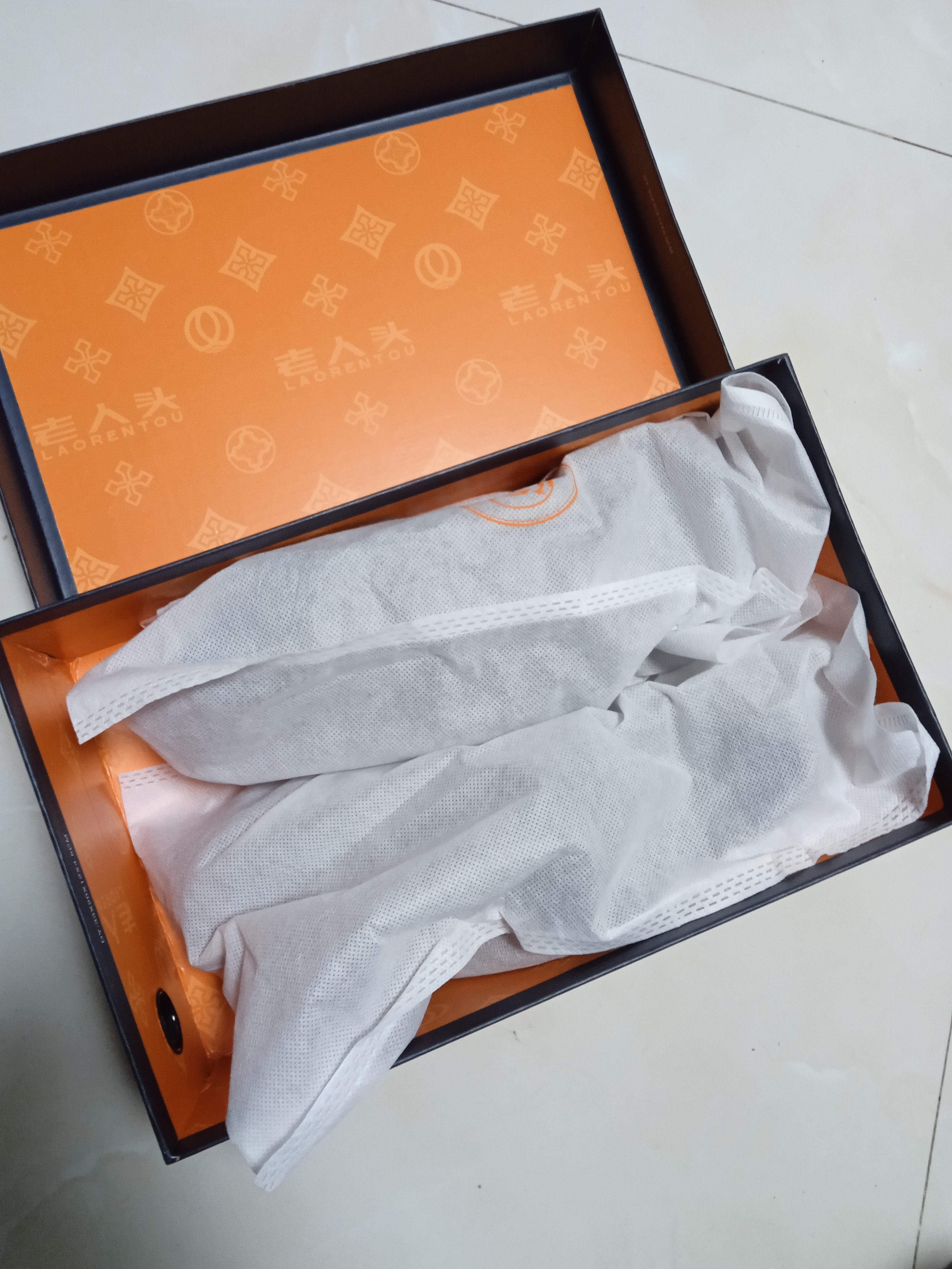 老人头（LAORENTOU）皮鞋男士头层牛皮商务休闲鞋系带耐磨防滑鞋子男 510200819 黑41 实拍图