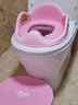 ONLYOU BABY儿童马桶圈大号坐便器男孩女宝宝专用坐垫婴儿便盆梯小孩厕所辅助 维尔粉-硅胶软垫马桶圈+踩脚凳 【免安装】全包胶靠背（送挂钩） 实拍图