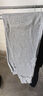浪莎纯棉秋裤男士单裤薄款秋衣棉毛裤线裤保暖裤 浅灰 185/XXXL 实拍图