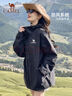 骆驼（CAMEL）户外单层冲锋衣男女款硬壳防雨单冲旅游外套 A13CATG112   2XL 实拍图