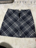 浪莎毛呢半身裙春秋美式新品高腰显瘦复古遮胯短裙小个子学院包臀裙 实拍图
