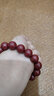 2025蛇年本命年朱砂手串正品男款女士高含量紫金砂单圈转运珠手链 14mm朱砂手串【附鉴定证书】 实拍图