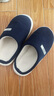 朴西踏云棉拖鞋男冬季百搭新款保暖家用棉拖加厚潮流毛绒防滑情侣棉鞋 藏青色 【温柔男友风】 40-41 实拍图