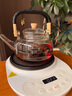 忆壶茶（YIHUTEA）泡茶壶玻璃煮茶壶家用电陶炉煮茶器养生壶 茶具套装玻璃烧水茶壶 【蒸煮双内胆】提梁壶1L 实拍图