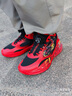 361°金蛇纳福儿童篮球鞋25春气悬浮科技抗扭耐磨旋钮运动鞋新年红38 实拍图