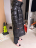 京东京造黑金鹅绒服羽绒服男女同款长款冬季情侣加厚外套男装衣服 黑色 M 实拍图
