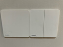 西门子（SIEMENS）86型墙壁开关插座面板 哑光磨砂 睿宸系列象牙白色 一开单控开关 实拍图