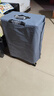 狄斯顿保罗（DISIDUNBAOLUO）铝框行李箱男女大容量硬壳密码箱学生旅行箱登机箱合金边框皮箱 曜黑色【加厚耐磨铝框可坐人】 28英寸 -贴纸+防尘套 实拍图