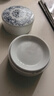 荣宝斋 高白瓷调色碟 青花瓷盖 文房四宝书法国画墨池墨碟笔架笔舔陶瓷器调色盘套装 高白瓷 实拍图