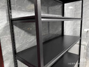 中妍货架置物架家用多层落地储物架仓储客厅展示架阳台收纳架货物架子 【通立柱加厚】五层198cm高 【黑色加厚】长120宽40cm 实拍图