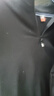 探拓（TECTOP）抓绒衣 户外加厚保暖男抓绒衣纯色立领半开衫柔软舒适抓绒衣 MZRY033 男款黑色 L 实拍图