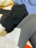 蕉内（Bananain）【赵露思同款】热皮306+女士保暖打底裤鲨鱼裤瑜伽裤高腰显瘦秋冬 [赵露思同款]柏油灰(轻暖单件装) XS 实拍图