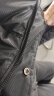 康博男士羽绒服加厚连帽冬季石墨烯发热保暖鸭绒外套免洗 黑色 XL  实拍图